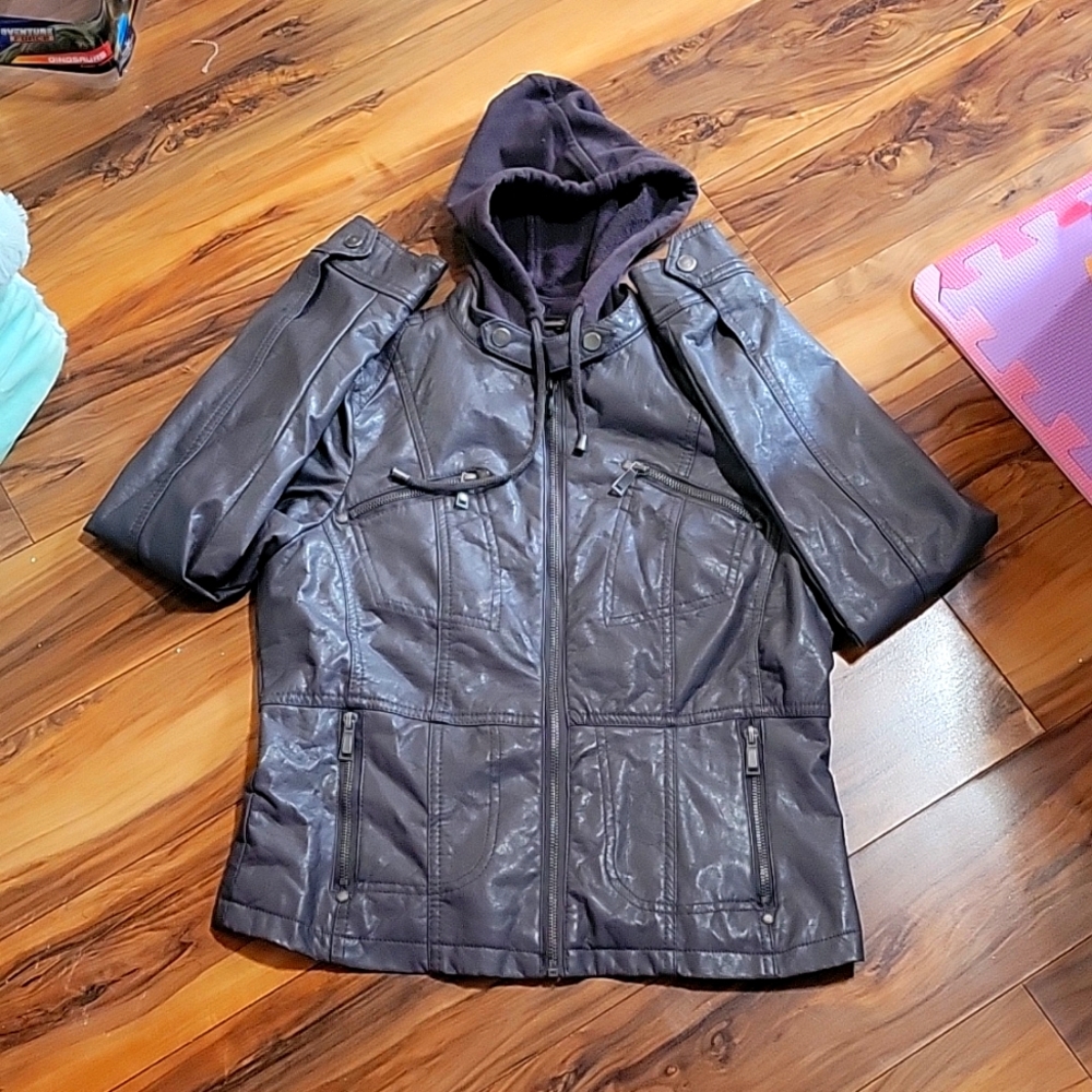 Faux Leather Jacket